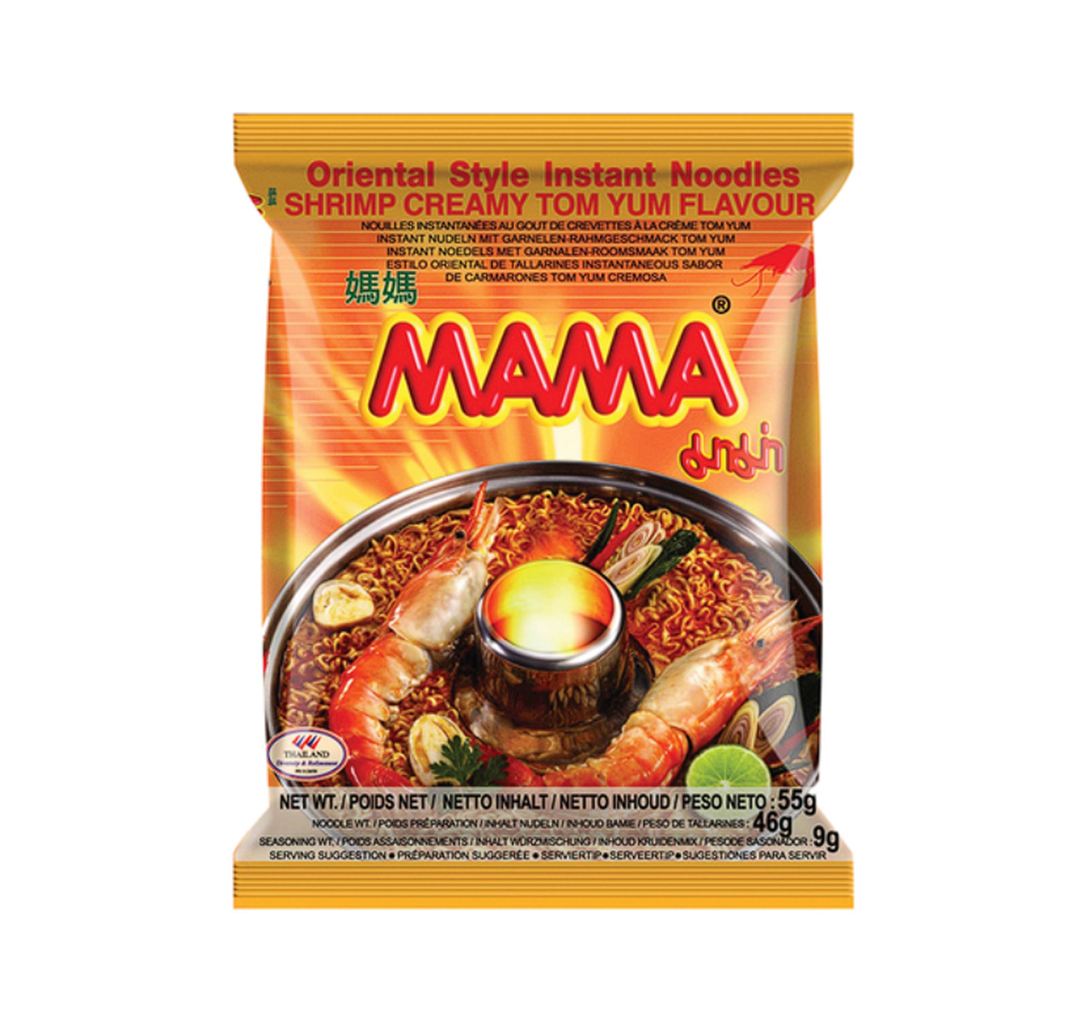 MAMA -  Shrimp Creamy Tom Yum Flavor Instant Noodle (55g)