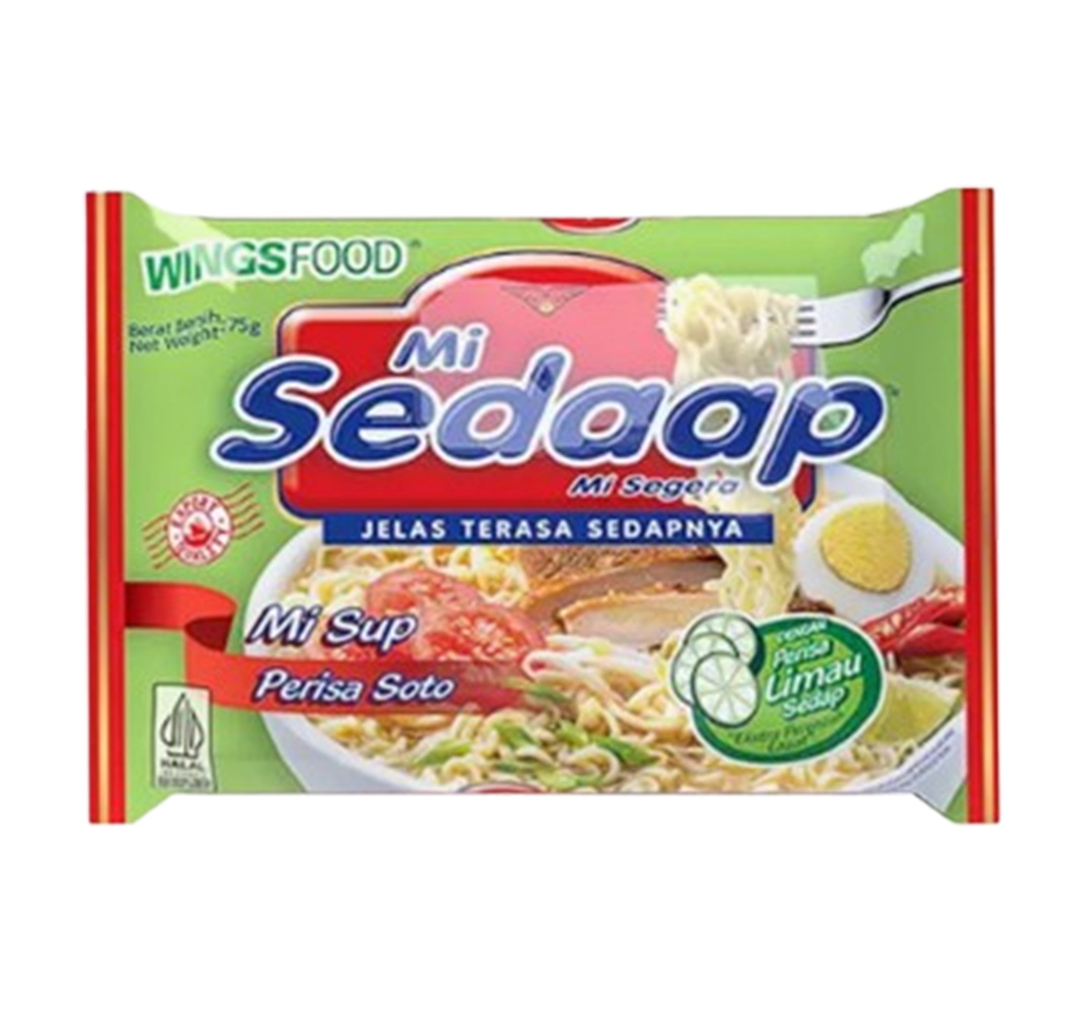 Mi Sedaap - Mi Sup Perisa Soto Flavor Instant Noodle (75g)