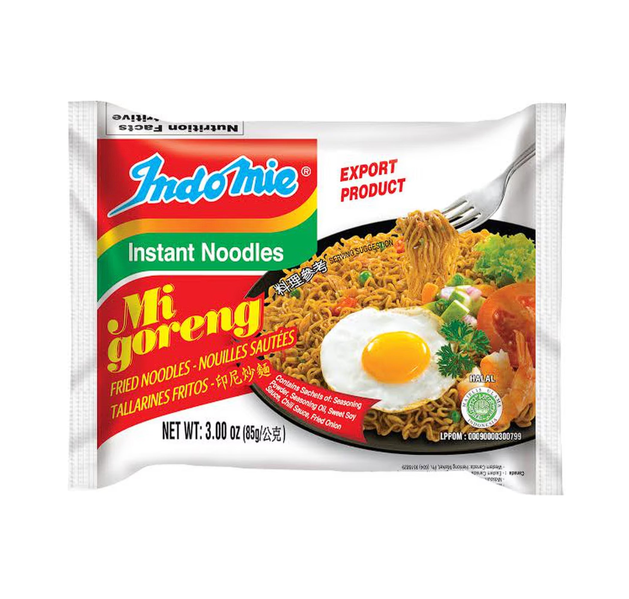 Indomie - Mi Goreng Fried Noodle Flavour Instant Noodle (85g)