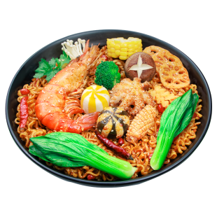 Yum Yum Ultra - Mala Xiang Guo Flavor  Instant Noodle(85g) ပင်လယ်စာ မာလရှမ်းကောအရသာ