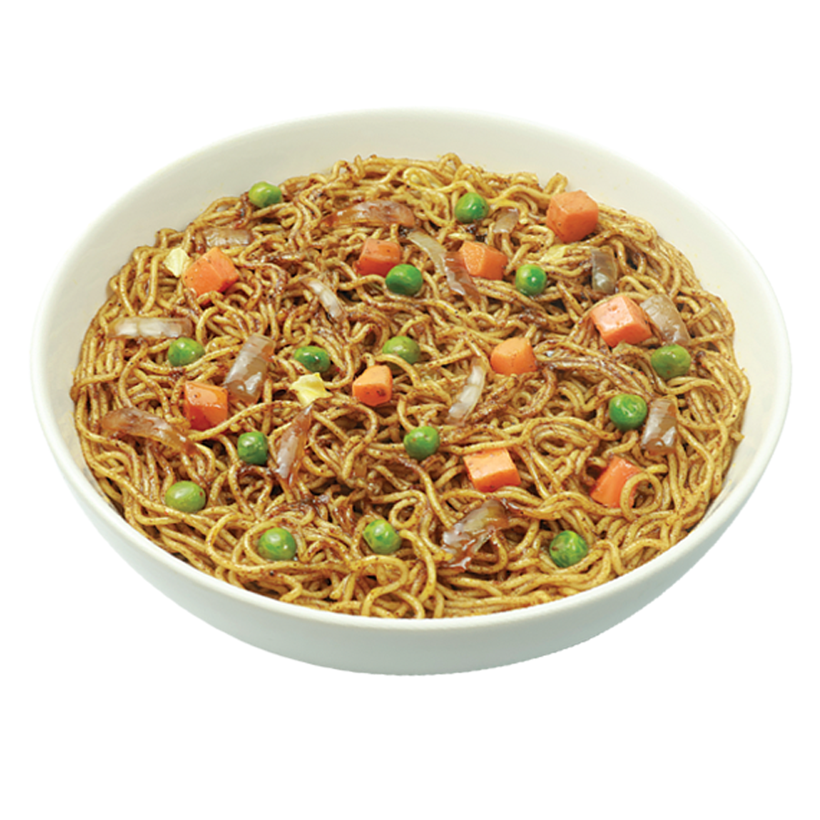 BaYin - Vegetable Curry Flavoured Instant Noodle (Dry) (98g) ဘုရင်-သက်သတ်လွတ်မဆလာအရသာ