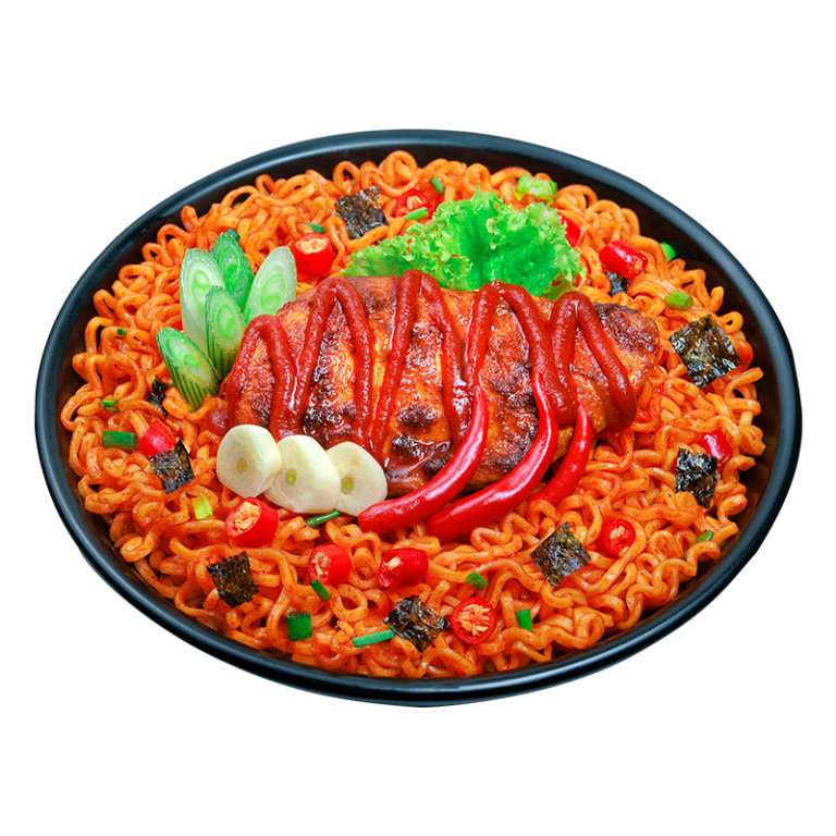 Yum Yum Ultra - Artificial Volcano Chicken Flavor Instant Noodle (85g) ယမ်ယမ်ကြက်သားအစပ်အရသာ  (Artificial)