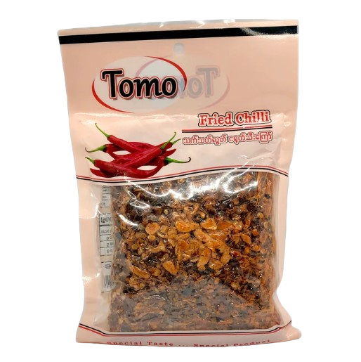 Tomo Vegetarian Fried Chili (200g) တိုမိုသတ်သတ်လွတ်ငရုပ်သီးကြော်