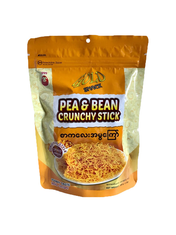 Gold Snack - Pea & Bean Crunchy Stick (Original)(စာကလေးအမွကြော်)