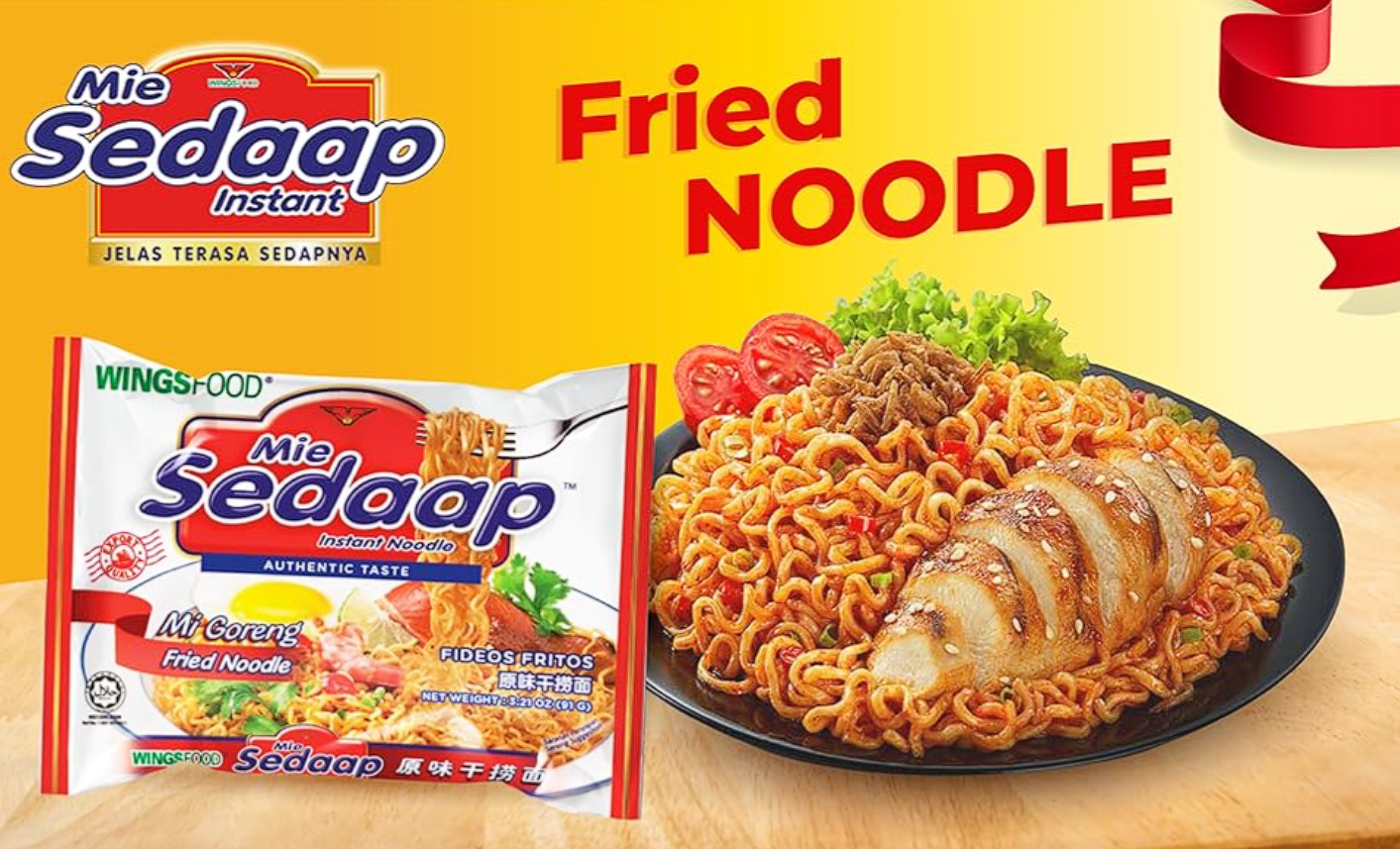 Mi Sedaap - Mi Goreng Original Flavor Instant Noodle (91g)