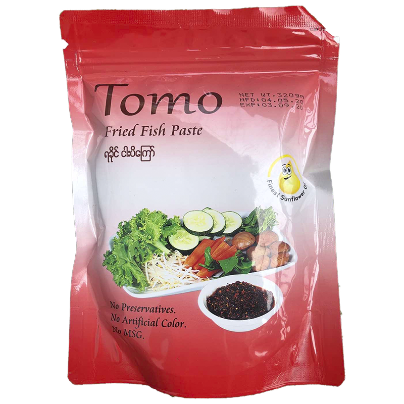 Tomo Fried Fish Paste (ရခိုင်ငါးပိကြော်) 320g