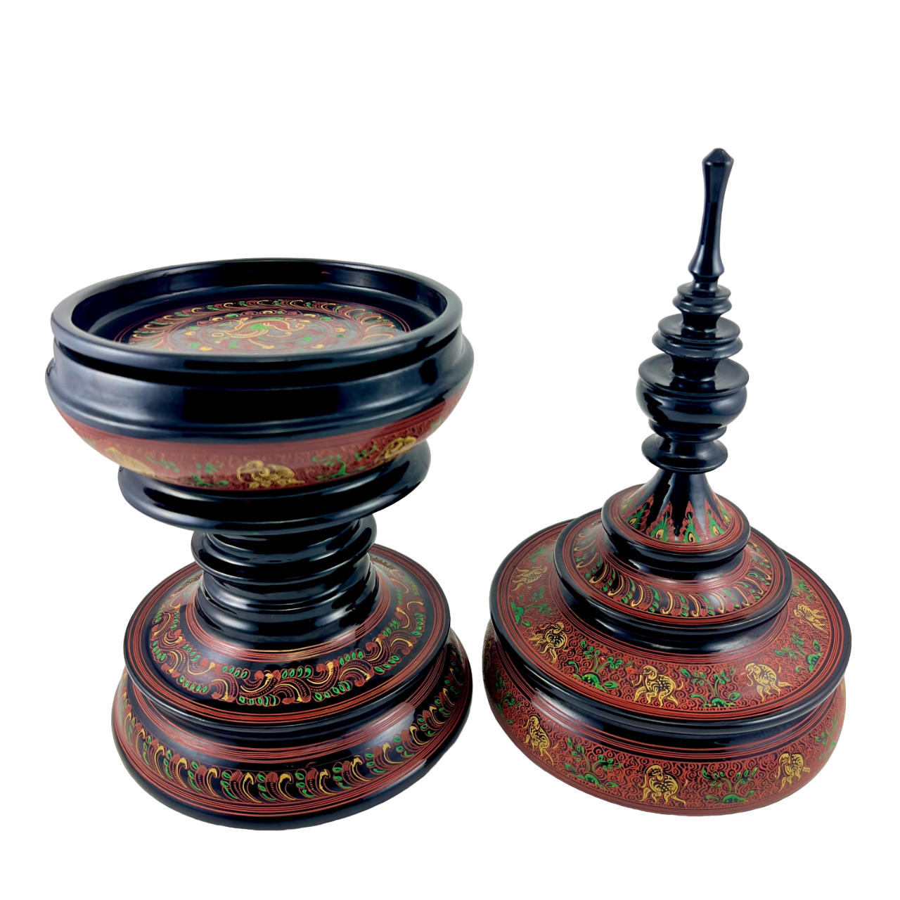 Myanmar Lacquerware Royal traditional lunch box souvenir