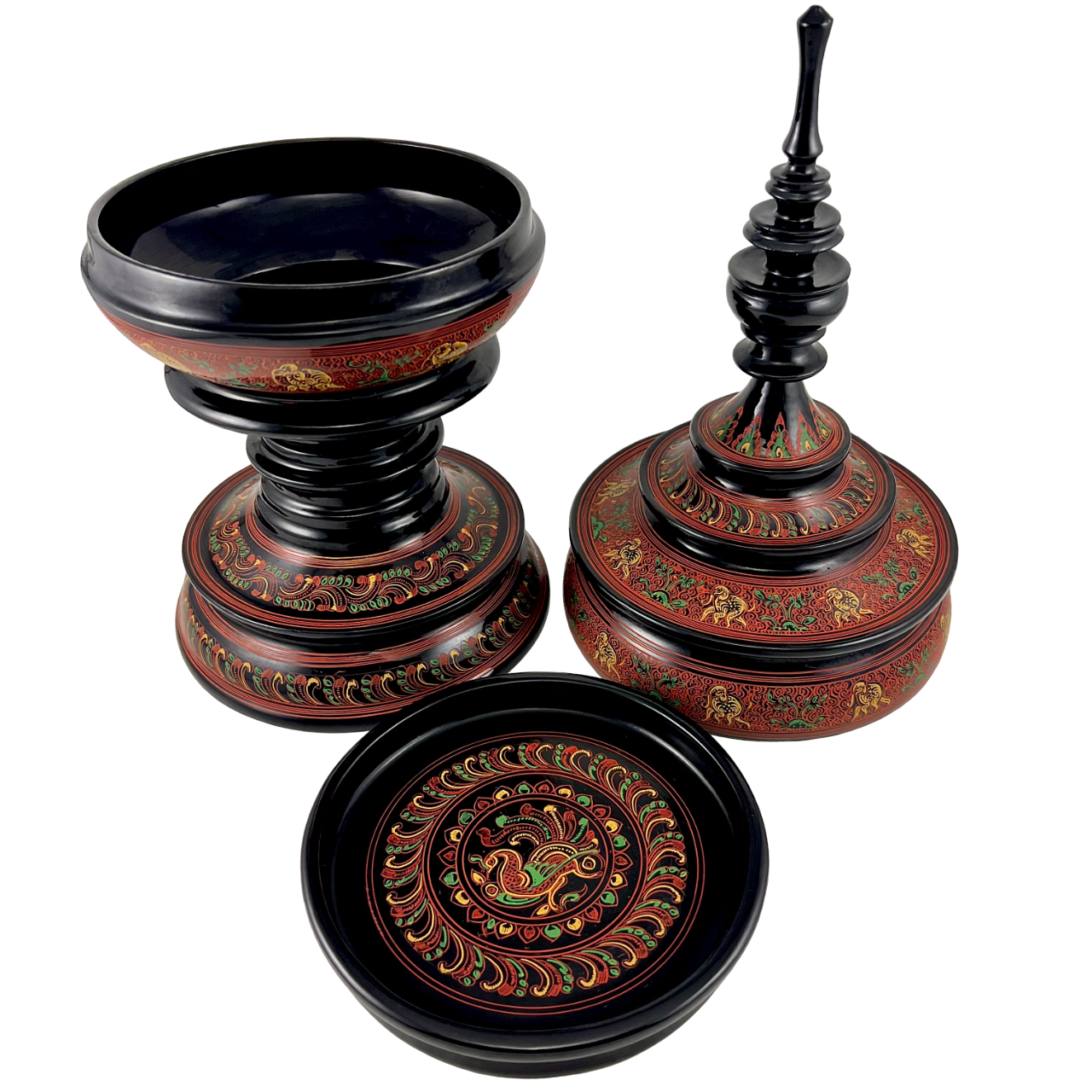 Myanmar Lacquerware Royal traditional lunch box souvenir