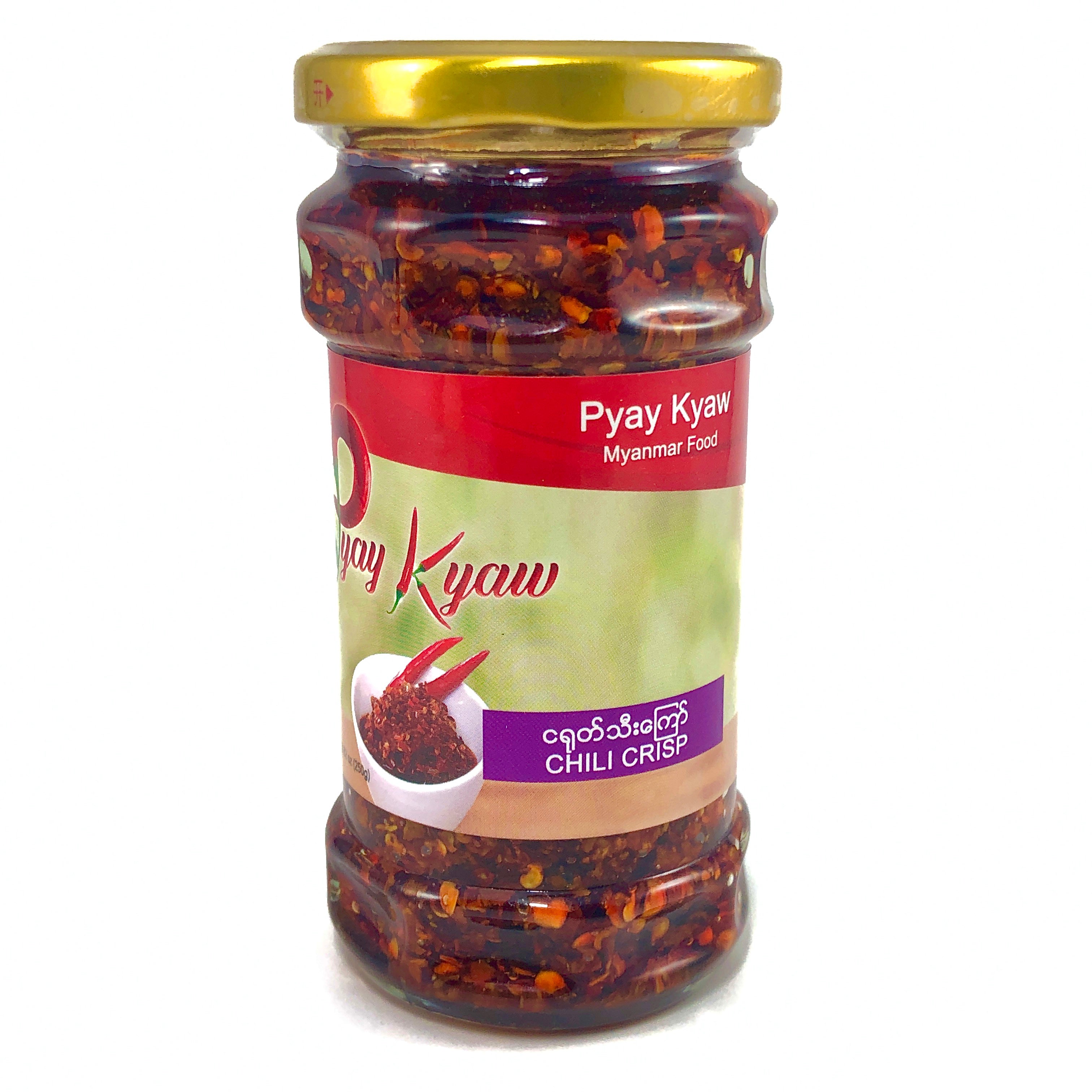 Pyay Kyaw Chili Crisp Original (ပြည်ကျော် ငရုတ်သီးကြော်)